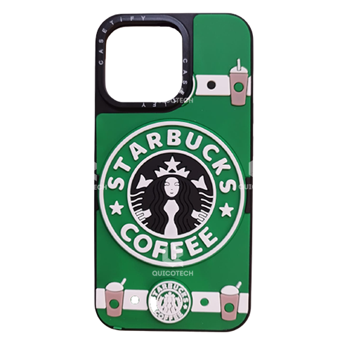 Cover Casetify For iPhone 14 Pro Max, (Starbucks Design)