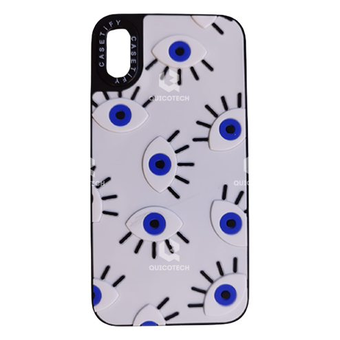 Cover Casetify For iPhone X/XS, (Blue Eyes Design)
