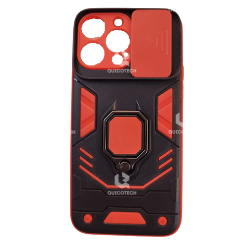 Cover For iPhone 14 Pro Max, Black & Red
