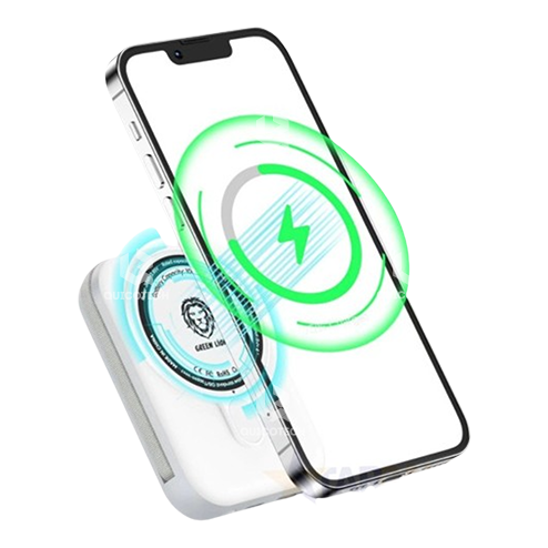 Green Lion  Monaco Magsafe Power Bank, 22.5W, White
