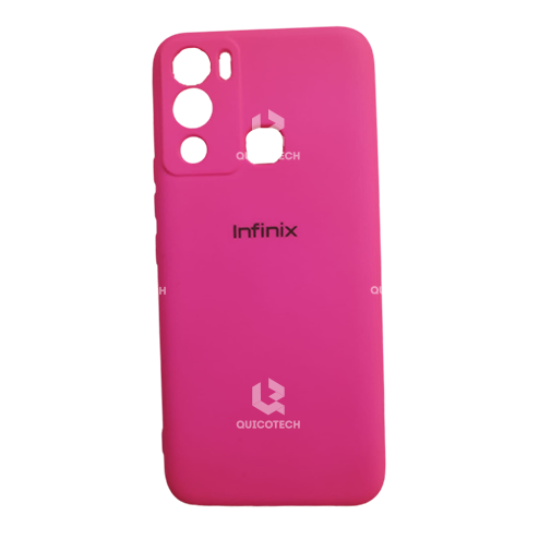 Silicon Cover For Infinix Hot 12i, Fuchsia