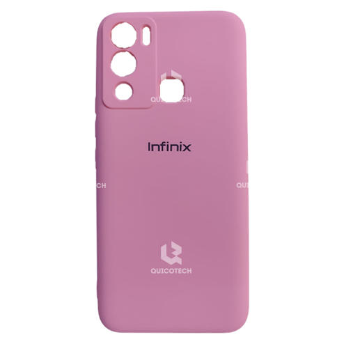Silicon Cover For Infinix Hot 12i, Pink