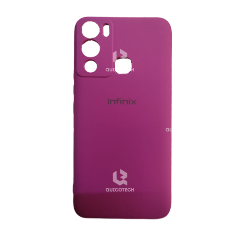 Silicon Cover For Infinix Hot 12i, Purple
