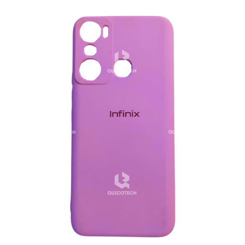 Silicon Cover For Infinix Hot 20i, Light Pink