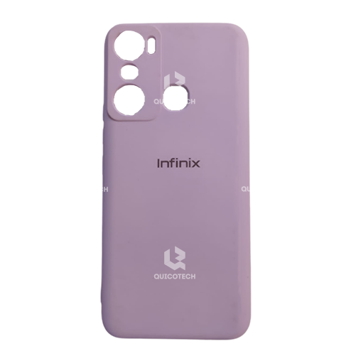 Silicon Cover For Infinix Hot 20i, Light Purple