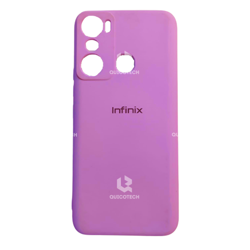 Silicon Cover For Infinix Hot 20i, Purple