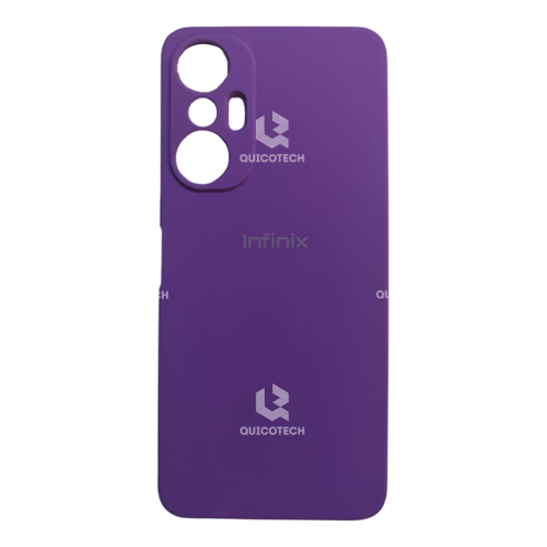 Silicon Cover For Infinix Hot 20s, Purple