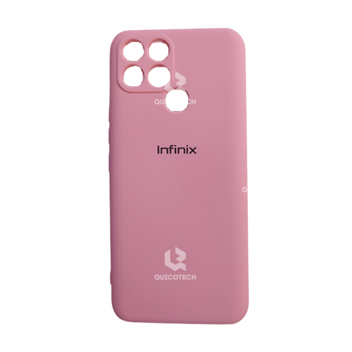 Silicon Cover For Infinix Smart 6, Light Pink