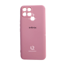 Silicon Cover For Infinix Smart 6, Light Pink