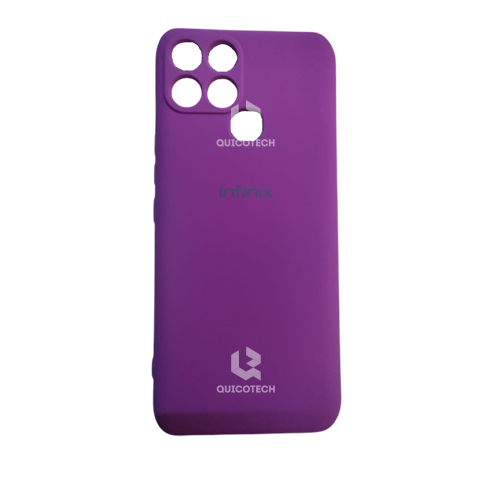 Silicon Cover For Infinix Smart 6, Purple