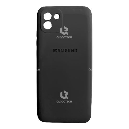 Silicon Cover For Samsung A03, Black