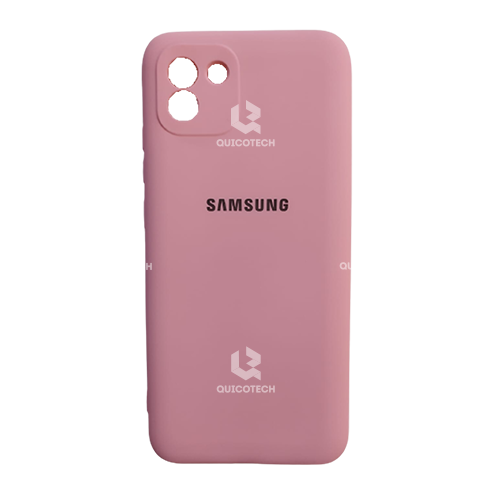 Silicon Cover For Samsung A03, Pink