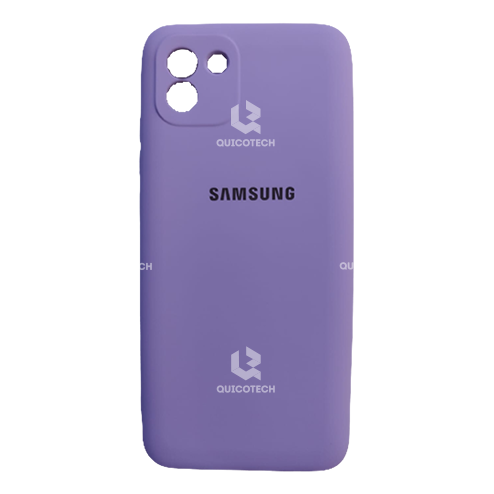 Silicon Cover For Samsung A03, Purple