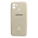 Silicon Cover For Samsung A03, White