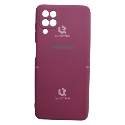 Silicon Cover For Samsung A12, Dark Purple