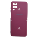 Silicon Cover For Samsung A12, Dark Purple