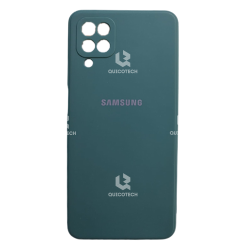 Silicon Cover For Samsung A12, Green