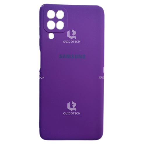 Silicon Cover For Samsung A12, Purple