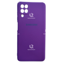 Silicon Cover For Samsung A12, Purple