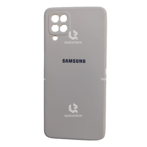 Silicon Cover For Samsung A12, White