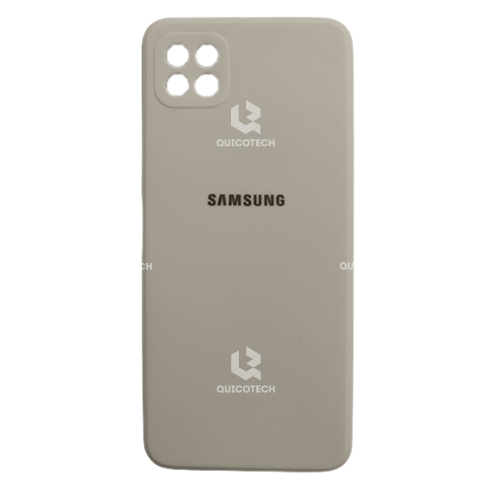 Silicon Cover For Samsung A22 5G, Milk White