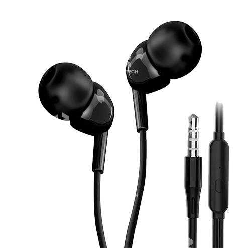 BAVIN Earphone HX851, 3.5mm, Black