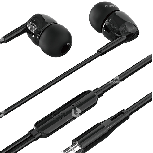 BAVIN Earphone HX851, 3.5mm, Black