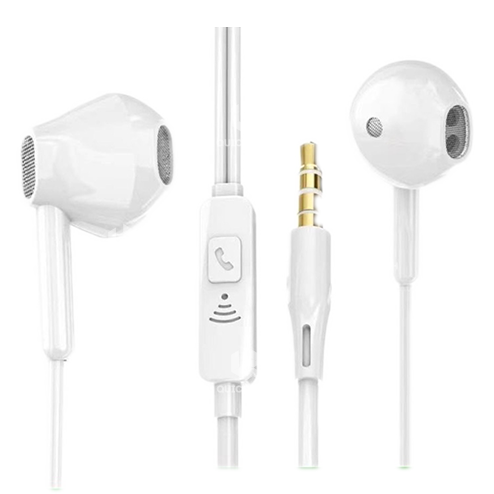 BAVIN Earphone HX855, 3.5mm, White