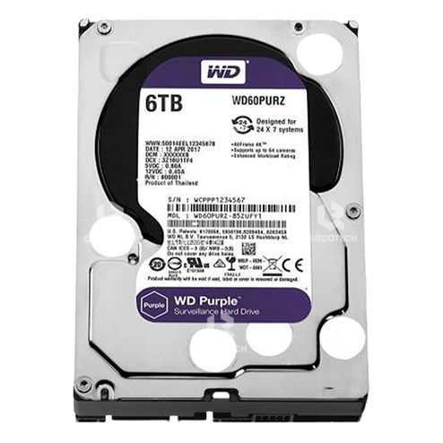 WD Internal HARD DRIVE 6TB Purple for Desktop