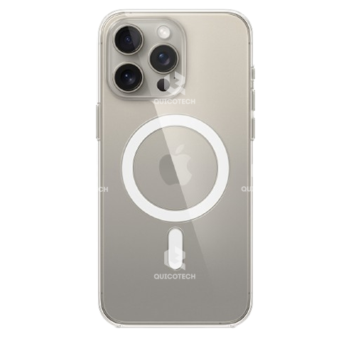 Cover Magsafe, Transparent, For iPhone 15 Pro