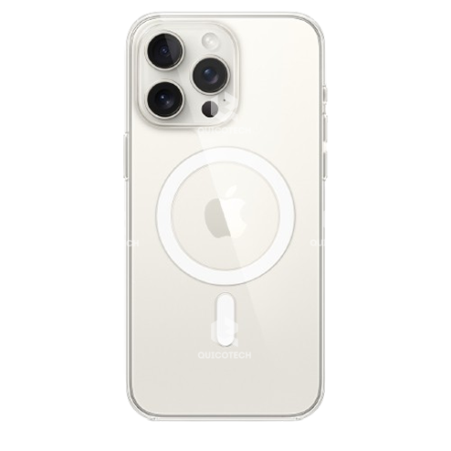 Cover Magsafe, Transparent, For iPhone 15 Pro Max