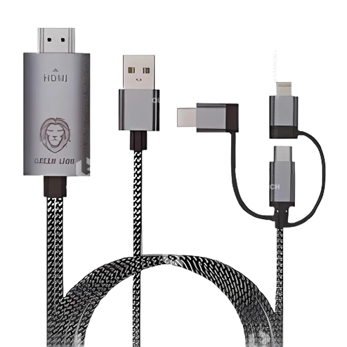 GREEN LION HDMI CABLE 3 IN 1, 1.8 METER