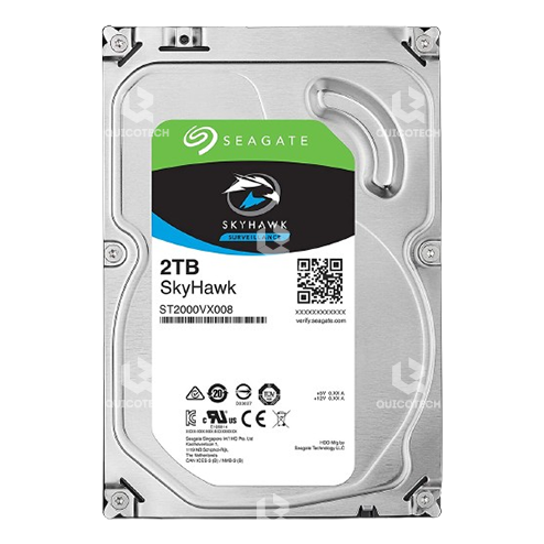 SEAGATE Internal HARD DRIVE 2TB SkyHawk Surveillance for Desktop