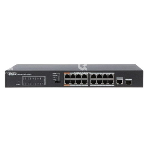 DAHUA SWITCH DH-PFS3117-16ET-135 16 PORT FE POE+