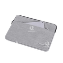 CANVAS ARTISAN SLEEVE FOR LAPTOP, 15.6", LIGHT GREY