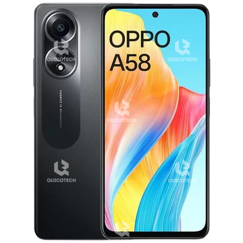 OPPO A58 4G, 128GB, 8GB RAM, Glowing Black