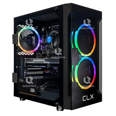 DARKFLASH Desktop, I5-10400F, 8GB RAM, 500GB NVME, 2GB VGA, 450W