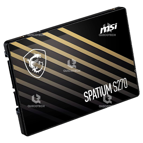 MSI SSD DRIVE 240GB SPATIUM S270 READ 500MB/S WRITE 400MB/S