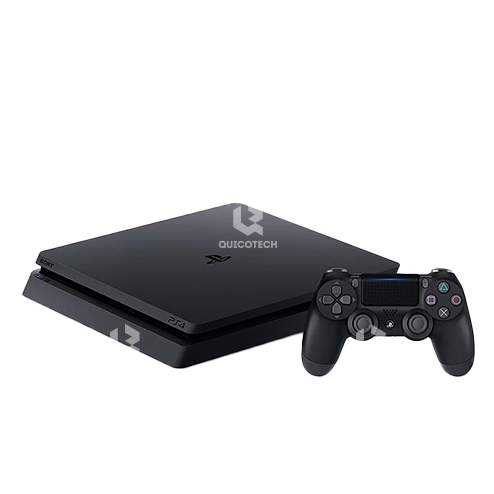 PS4 SLIM, 500GB WITH ORIGINAL CONTROLLER 1 YEAR WARRANTY