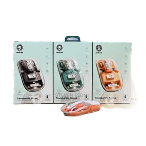 GREEN LION TRANSPARENT MOUSE GL-113