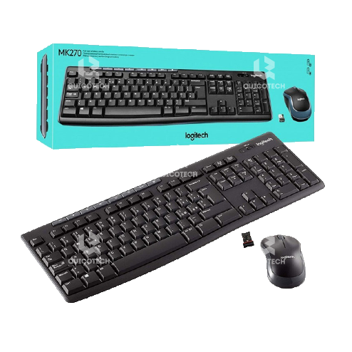 LOGITECH KEYBOARD W/MOUSE COMBO MK270, WIRELESS