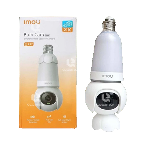 IMOU BULB CAM SMART WIRELESS SECURITY CAMERA 3MP, 2K , E27