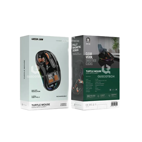 GREEN LION TURTLE MOUSE GL-MS2 BLACK