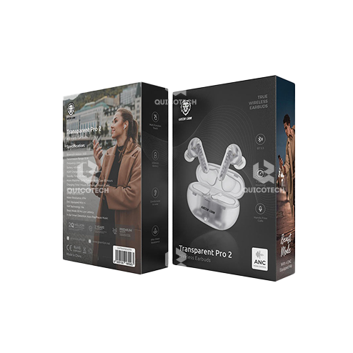 GREEN LION EARBUDS TRANSPARENT PRO 2 ANC