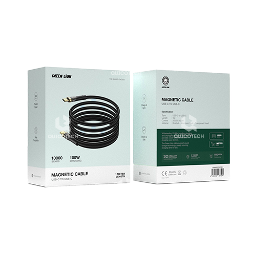GREEN LION USB-C TO USB-C MAGNETIC CABLE