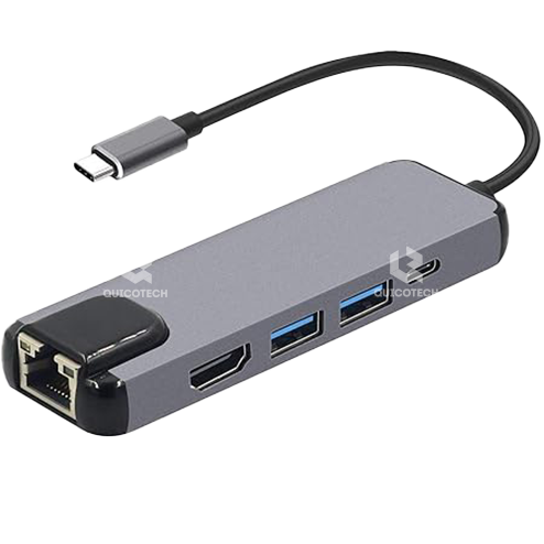TYPE-C & USB 3.0 TO COMBO 5 IN 1