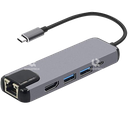 TYPE-C & USB 3.0 TO COMBO 5 IN 1