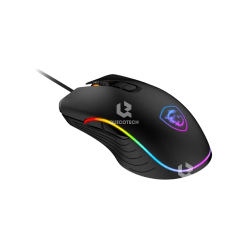 MSI MOUSE GAMING GM300 RGB 7200DPI, 7 BUTTONS , BLACK, USB