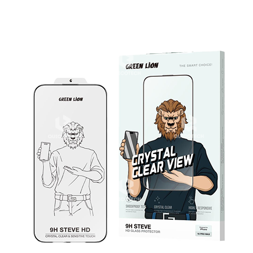 9H STEVE GREEN LION HD GLASS PROTECTION 16 PRO