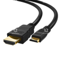 HDTV To Mini HDMI, 1.5 meter, Black